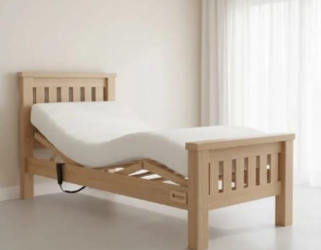 electric wood bed